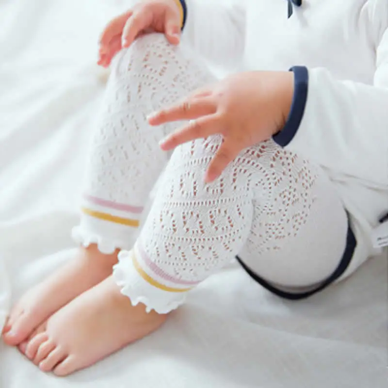 Детские колготки для новорожденных Модные Плотные сетчатые девочек Однотонные