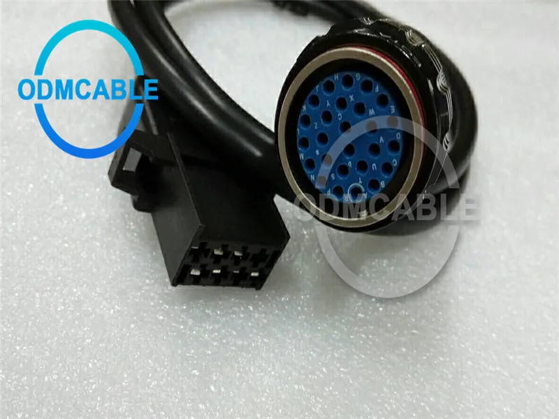 OBDII 16 pin vocom II диагностический кабель с USB кабель для диагностики автомобилей+ FCI 8 pin контактный кабель для Volvo vocom диагностический инструмент