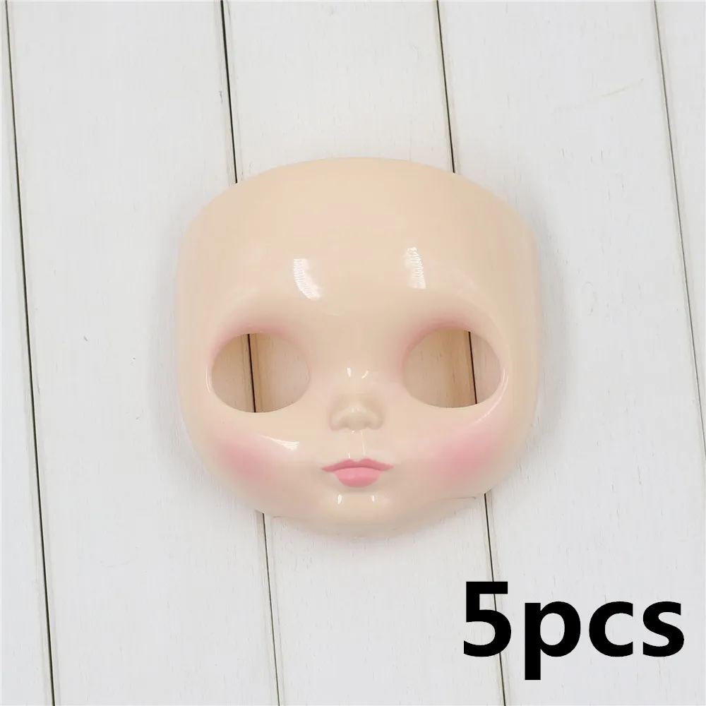 5pcs Blyth кукла Лицевая панель DIY 5 шт. в том числе Лицевая панель, бэкплейт и винты для пользовательской куклы - Цвет: 5pcs