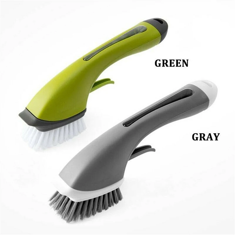 1pc Cleaning Brushes Washing Floor Long Handle Sink Kitchen Multifunctional Automatic Household Tools Bath Accessories | Дом и сад
