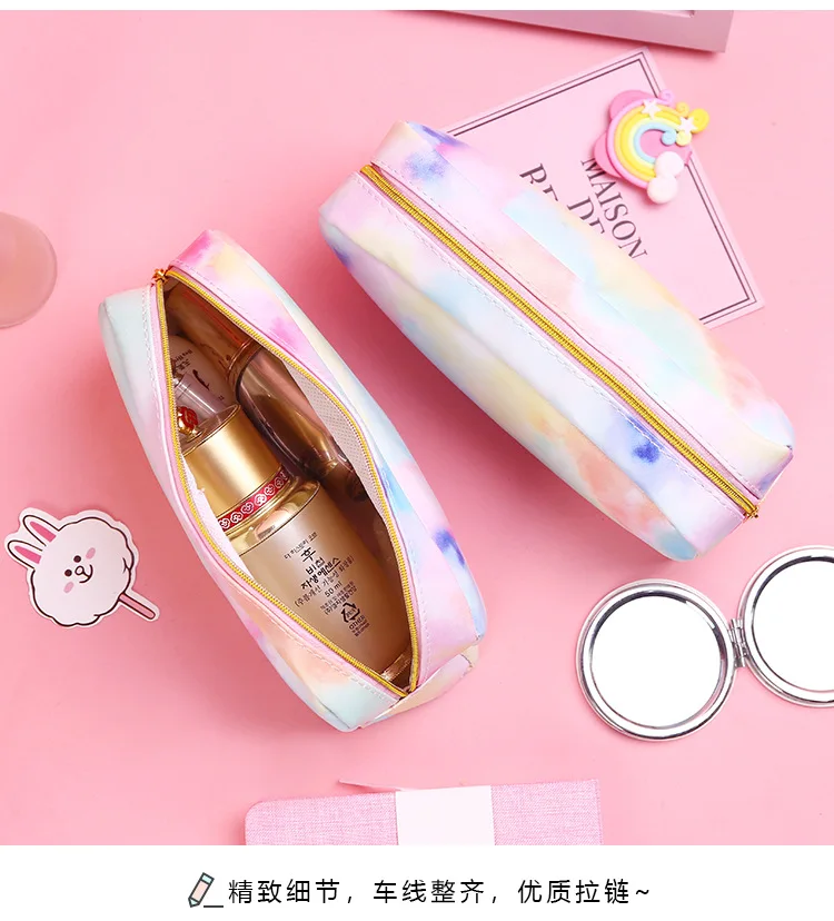 1 шт. кавайный чехол для карандаша яркого розового цвета Make UP Подарочный Хэлло Китти школьный пенал карандаш Чехол Карандаш сумка, школьные принадлежности канцелярские товары
