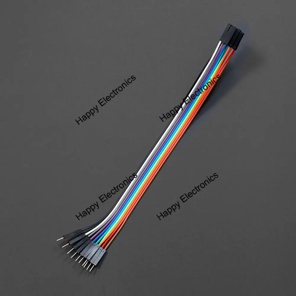 10 шт./лот упаковок DFRobot Jumper male to female F/M header провода/кабели 7 8 &quot20 см 0 1&quot pin цветов