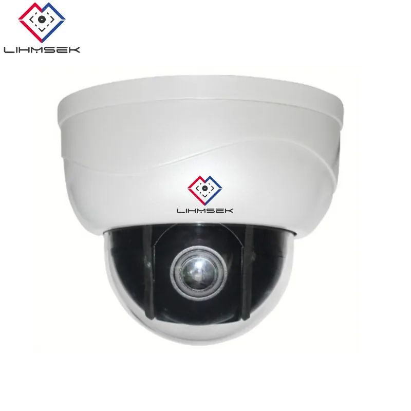 Lihmsek Mini внутренний купол 1080P 2 0 мегапикселя 3X панорама наклон сеть Onvif IP PTZ камера с