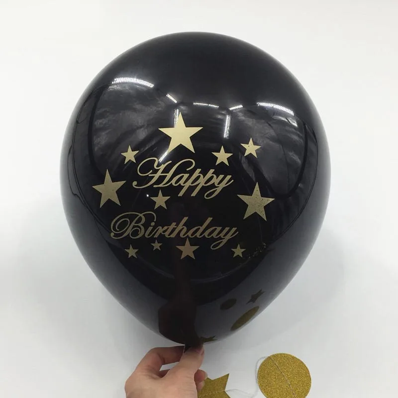 10pcs/lot happy birthday balloon party 30 40 50 60 anniversary supplies ballon Decoration latex wedding balloons | Дом и сад