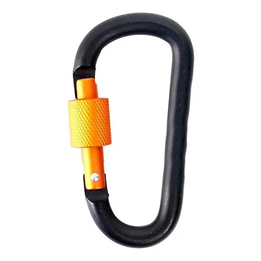 NO.8 1 шт. алюминиевый сплав D большая гайка Пряжка высокая прочность карабин Брелок Клип Открытый Кемпинг Пешие прогулки d-кольцо - Цвет: NO.8