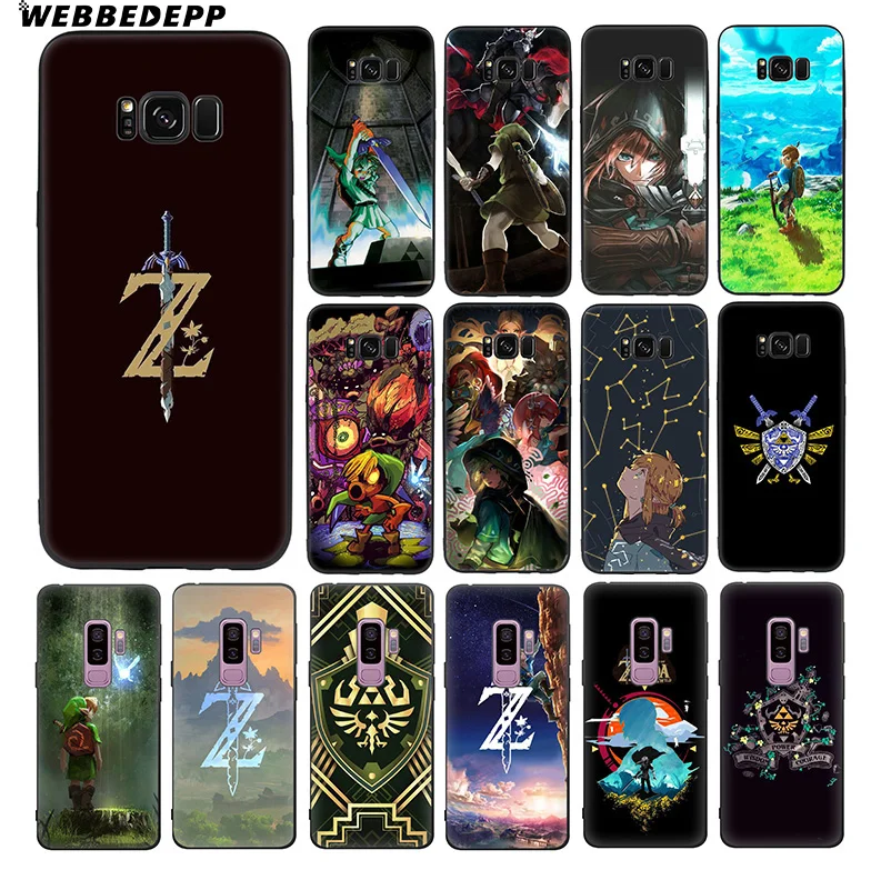 WEBBEDEPP Legend Of Zelda Soft TPU Silicone Case for Samsung Galaxy S10 S10e S9 S8 Plus S7 S6 Edge &amp J6 Phone |