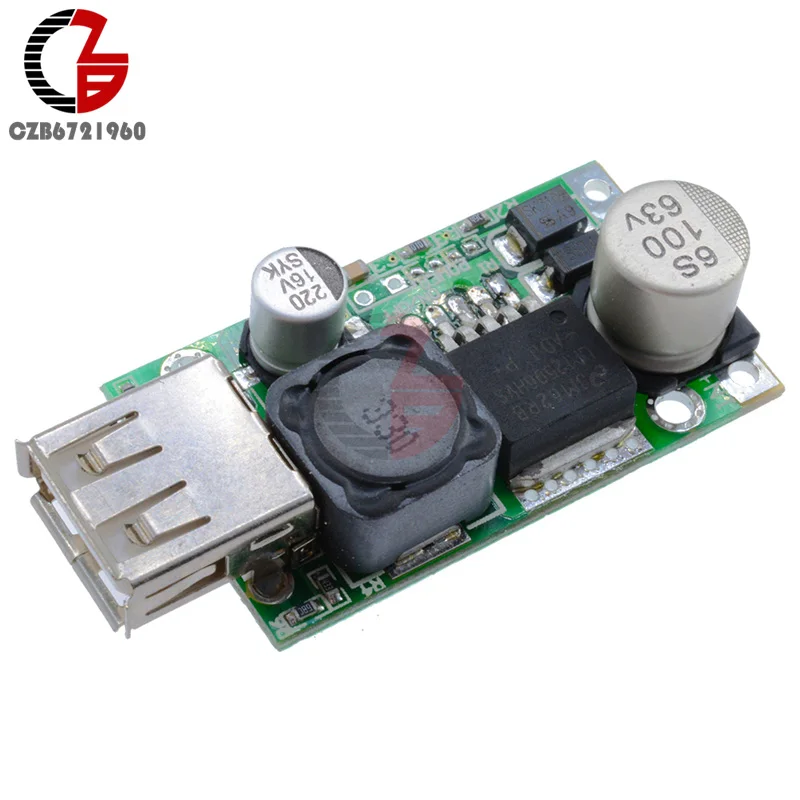 LM2596HV 5V DC 7 56V 9V 12V 24V 36V 48V to Fixed 3A неизолированный понижающий модуль
