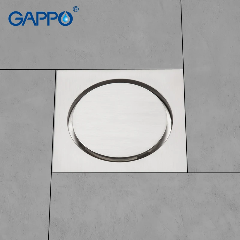 GAPPO дренаж анти запах из нержавеющей стали крышка для пола ванной стопоры