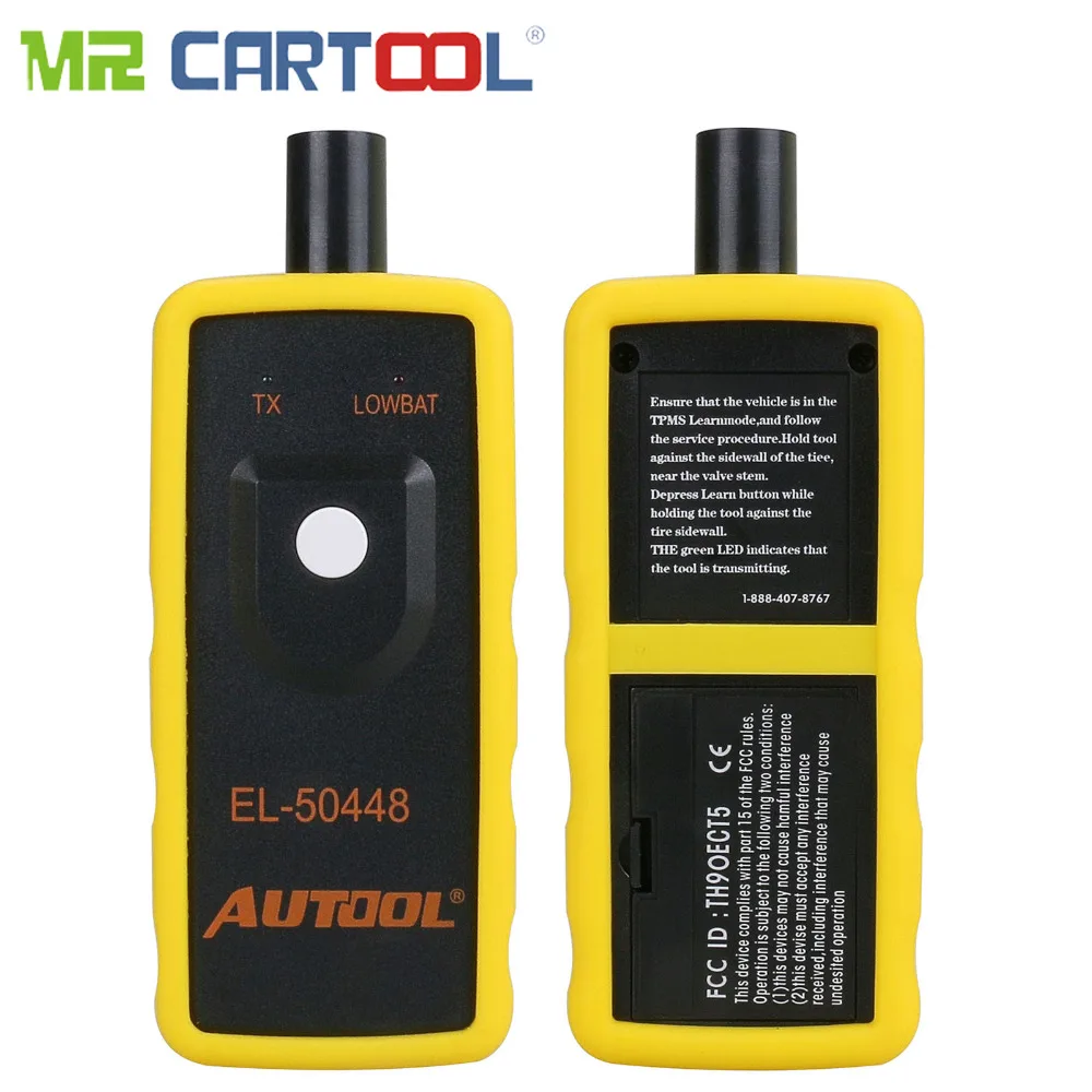 Mr Cartool EL50448 автомобильный Tpms инструмент сброса датчик шины активатор Авто Ремонт