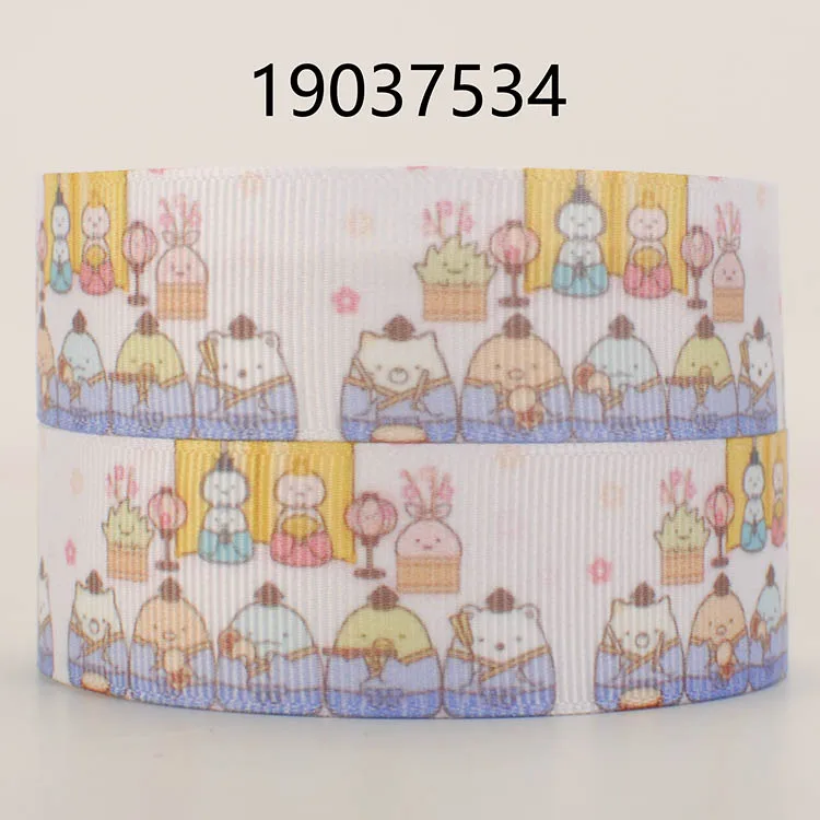 50 ярдов Японский мультфильм Sumikko гураши ленты напечатанные grosgrain ленты 19037531