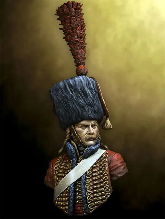 1/10 Смола Бюст строительный комплект Французский Hussar | Игрушки и хобби