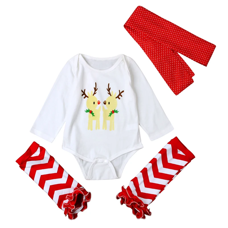 3 шт./комплект детский комбинезон в виде оленя|baby girl|clothing setsbaby girl christmas |