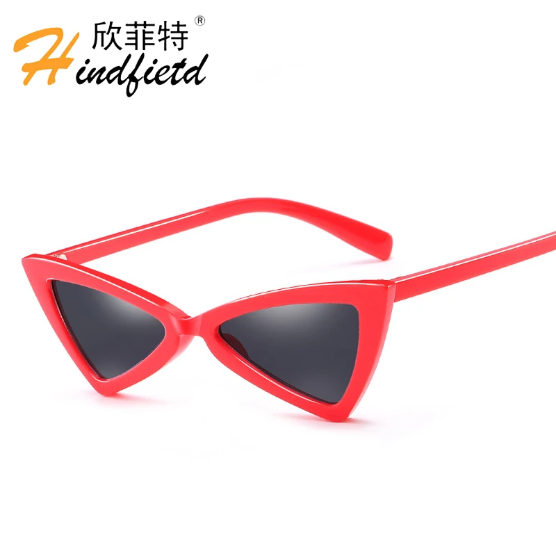 Женские солнцезащитные очки в металлической оправе HINDFIELD винтажные кошачий глаз