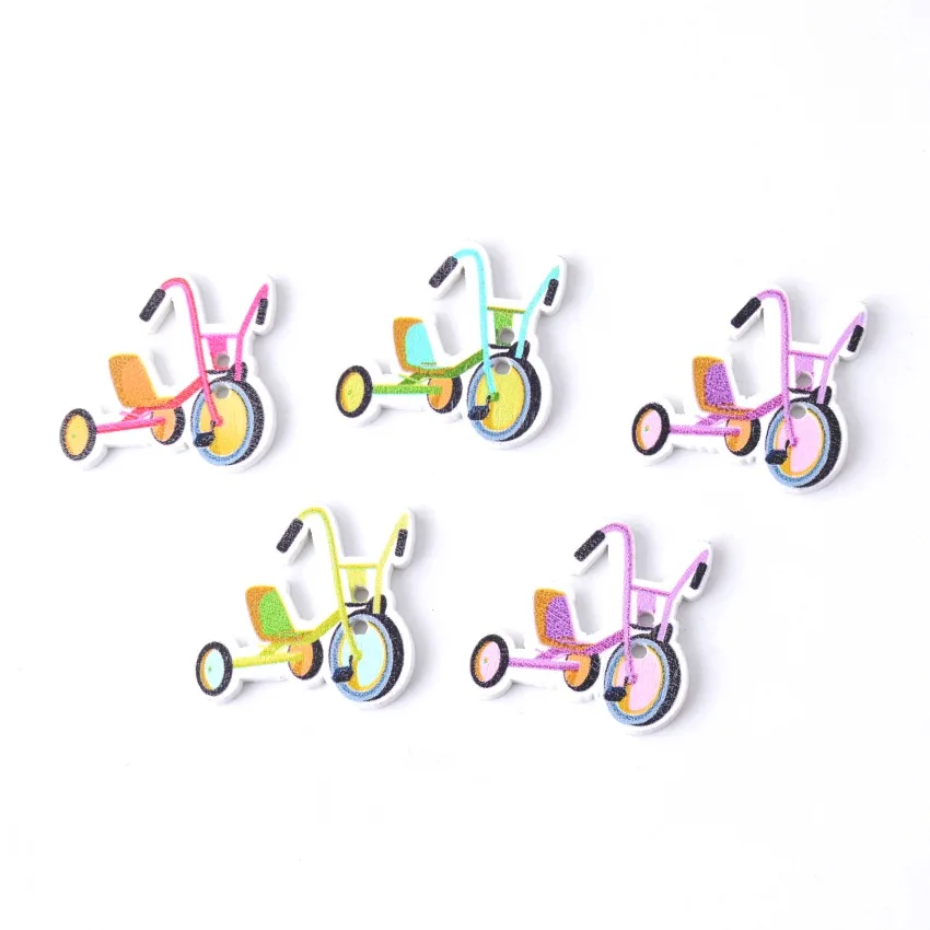 Бесплатная доставка-Горячие новые случайные 100 шт Смешанные 2 отверстия