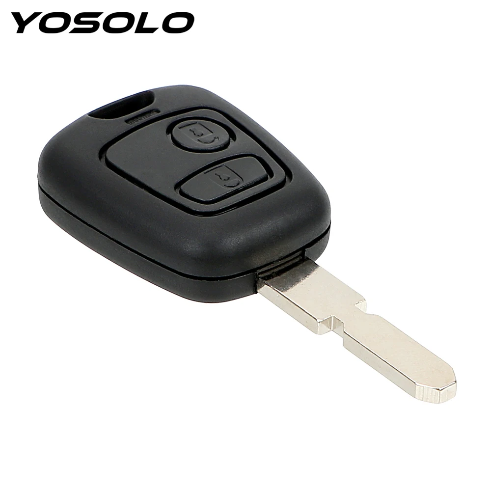 YOSOLO 2 кнопки необработанное лезвие ключа автомобиля Замена автомобильные