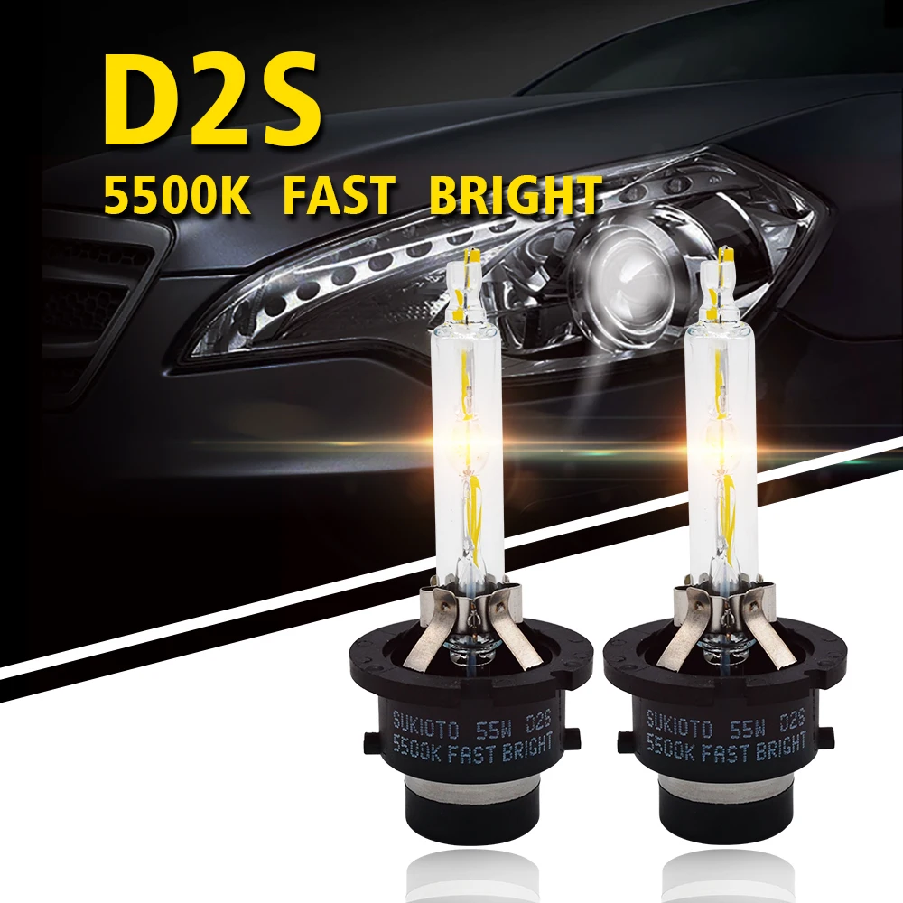 2021 Япония Супер 55 Вт D2S D4S HID лампочка 5500K Быстрый Яркий старт светильник почка