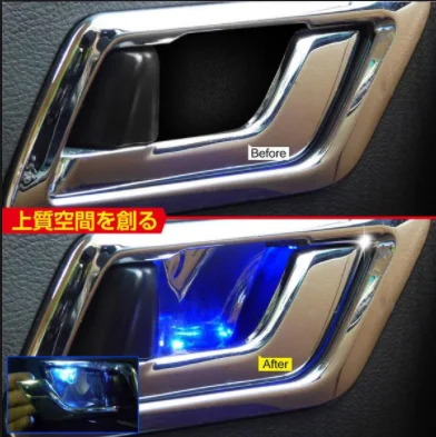 XGR дверная ручка Чаша лампа атмосфера светильник для alphard vellfire 20 серии 2012 2013