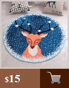 Zeegle забавные коврики для дверей, круглые коврики для гостиной, Противоскользящие коврики для компьютерного стула, Детские фланелевые коврики, коврики для детской комнаты
