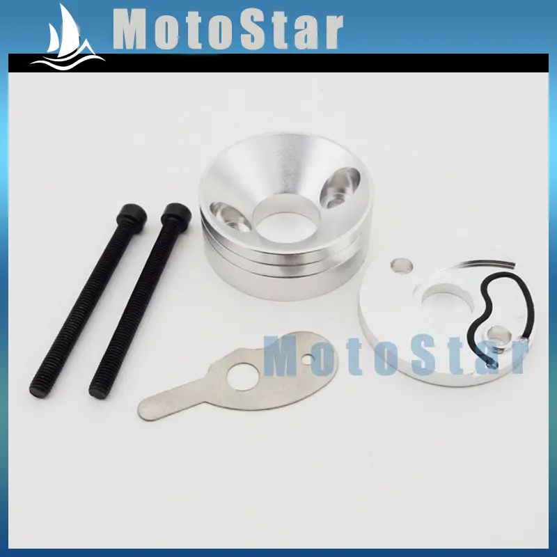 Золотой 44 мм воздушный фильтр + адаптер стека для 2 тактного 33cc 43cc 49cc двигателя с