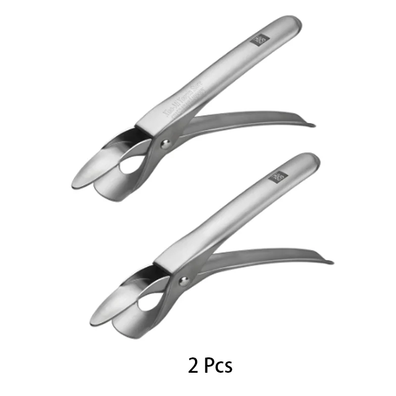 2 Pcs Xiaomi Mijia Huohou, анти-Горячая чаша, посуда, папка из нержавеющей стали, анти-обжигающая чаша, анти-горячий зажим, ручной зажим для духовки - Цвет: 2 Pcs