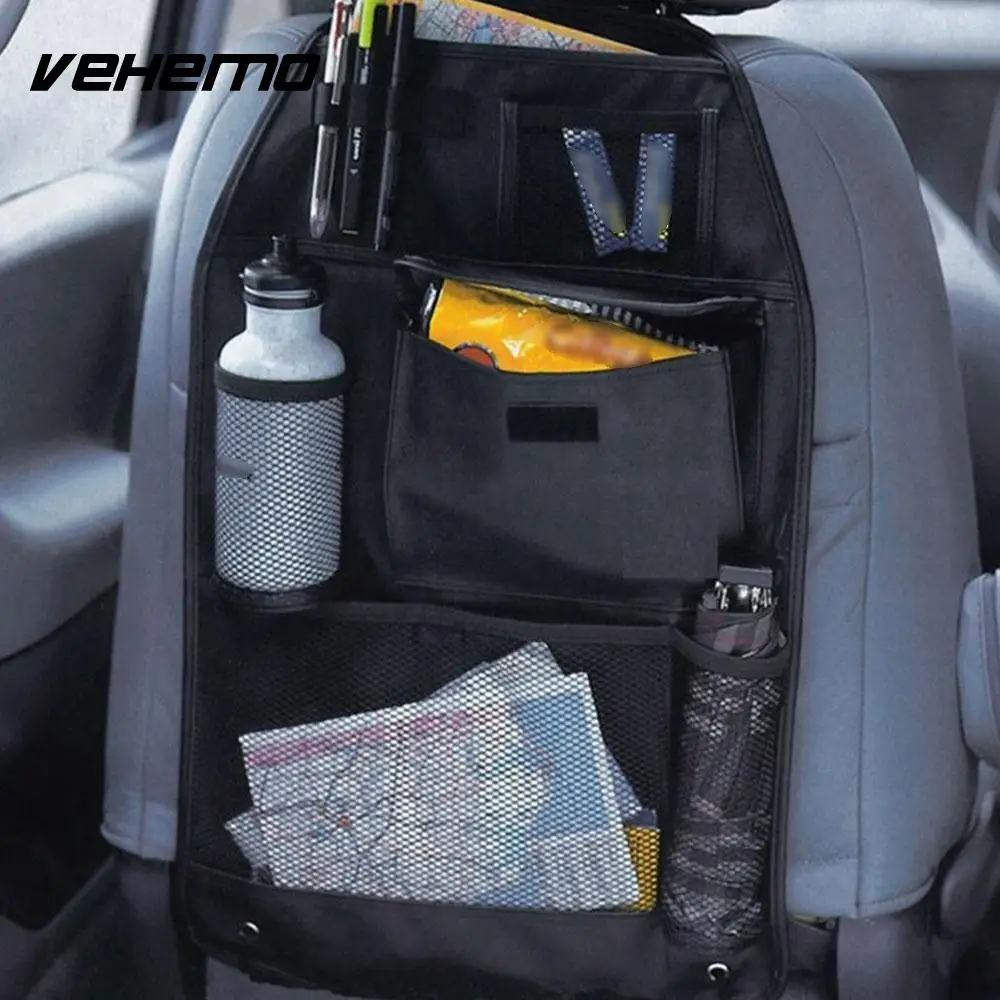 Vehemo черный ткань Оксфорд автокресло задняя крышка ухода за автомобилем Seat сумка