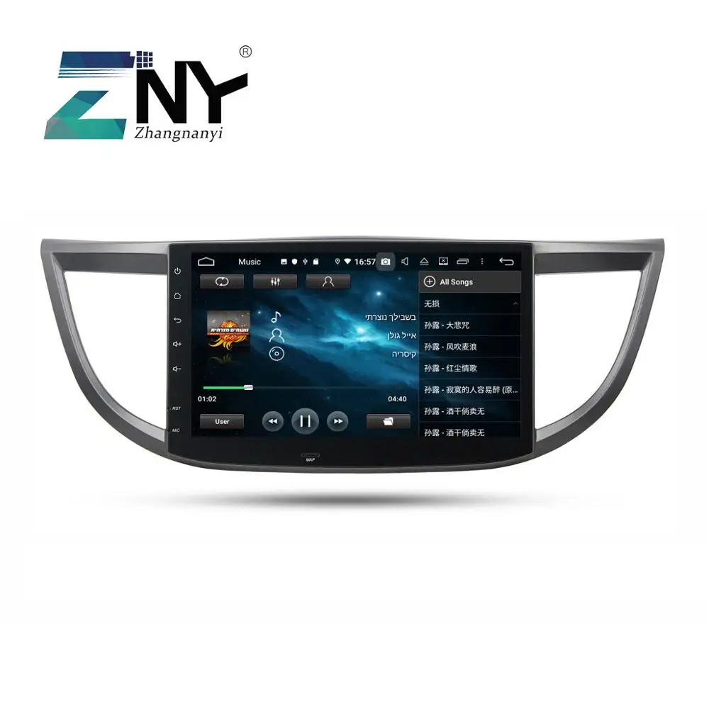10 1 &quotips в тире Один Din Android 9 0 автомобильный стерео gps для Honda CR V 2012 2013 2014 2015 радио FM