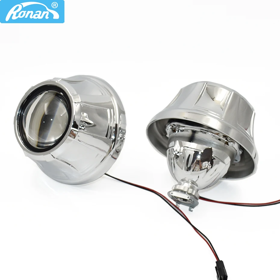 RONAN2.5 Mini Ultimate HID Биксеноновые линзы фар-прожекторов с кожухами ксеноновые линзы модифицированы, использовать H1 Ксеноновые лампы стайлинга автомобилей