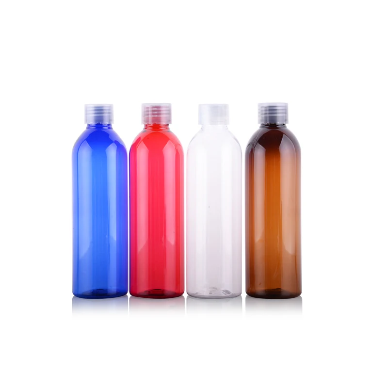 Sedorate 30 pcs/Lot 250ML Inner Plug Screw Lid PET Big Bottles Empty Plastic Refillable Bottle Shampoo Containers LW028 | Красота и