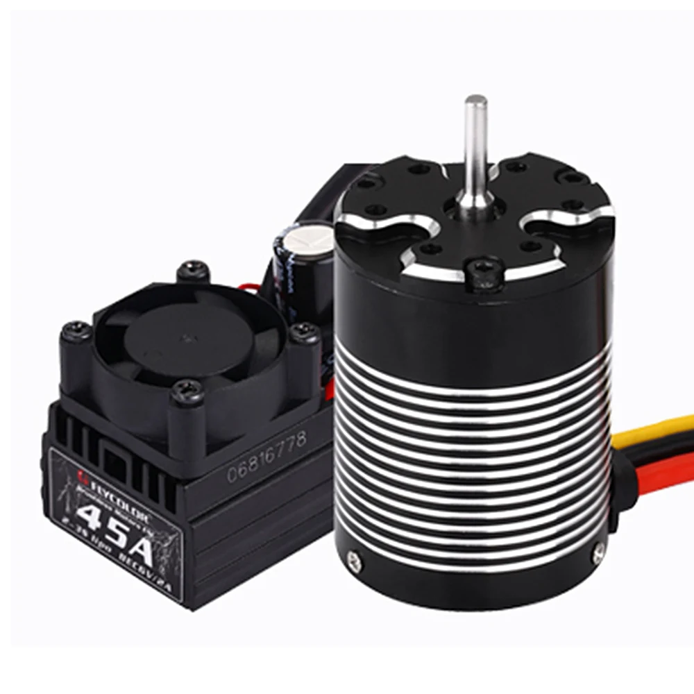 Бессенсорный бесщеточный двигатель 3650 3000KV 2s 45A ESC & BEC для TARXXAS 1/10 запчасти