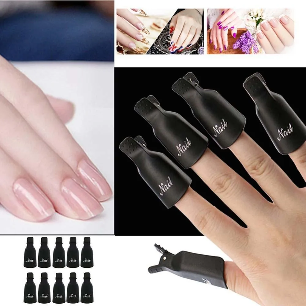 10 шт. стильные зажимы для ногтей | Красота и здоровье