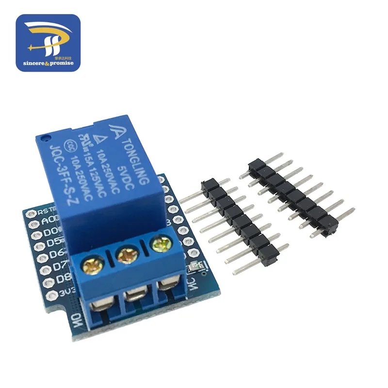 Релейный модуль для wemos D1 MINI 5V высокоуровневый триггер Один 1 канальный релейный