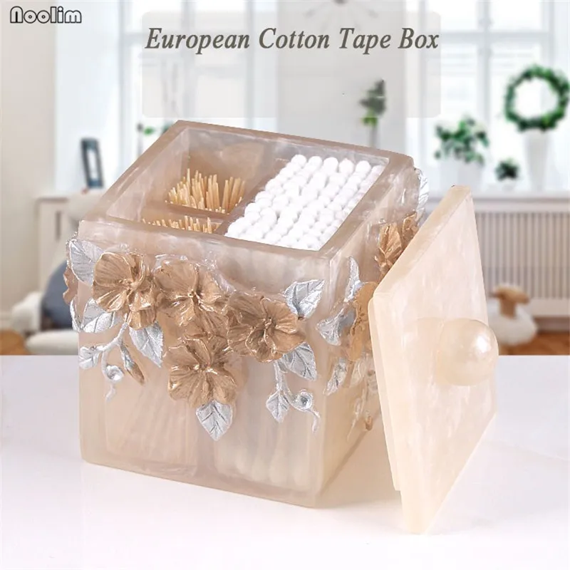 Коробка для хранения NOOLIM в европейском стиле коробка хлопковых тампонов с