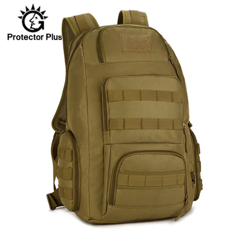 

40L Men's Backpack Waterproof Nylon Man Women Military Rucksack Travel 14 inch Laptop Bag Molle Army Hike Bags Sport XA41D