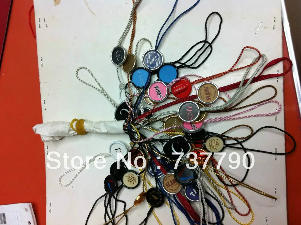 Пользовательская одежда металлический уплотнитель подвесная бирка/Бесплатная