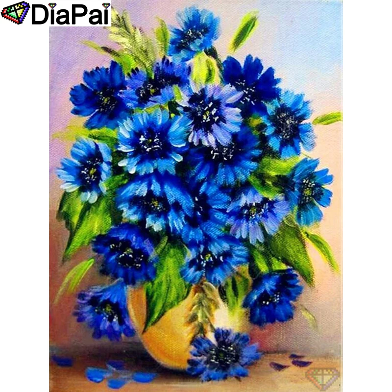

DIAPAI 5D DIY Diamond Painting 100% Full Square/Round Drill "Flower landscape" Diamond Embroidery Cross Stitch 3D Decor A22075