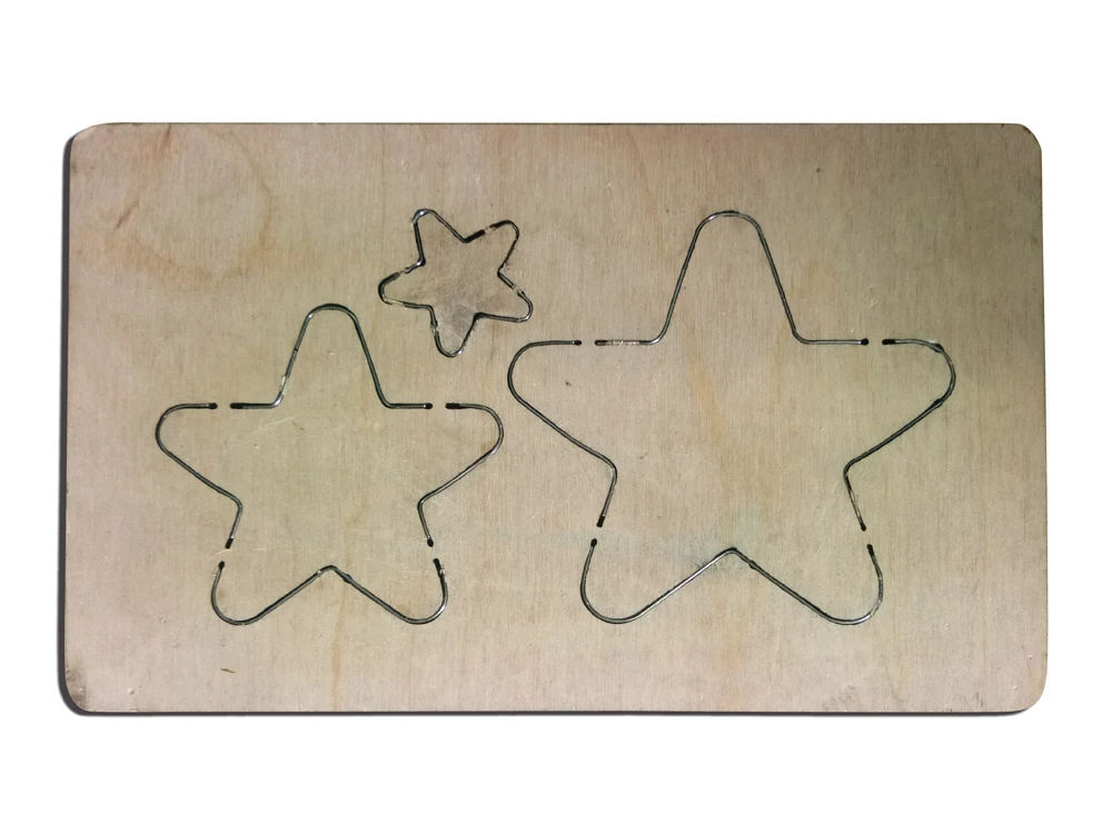 Estel Star Frame 3 шт. трафарет для резки дерева новинка 2019 станок лазерной + металла