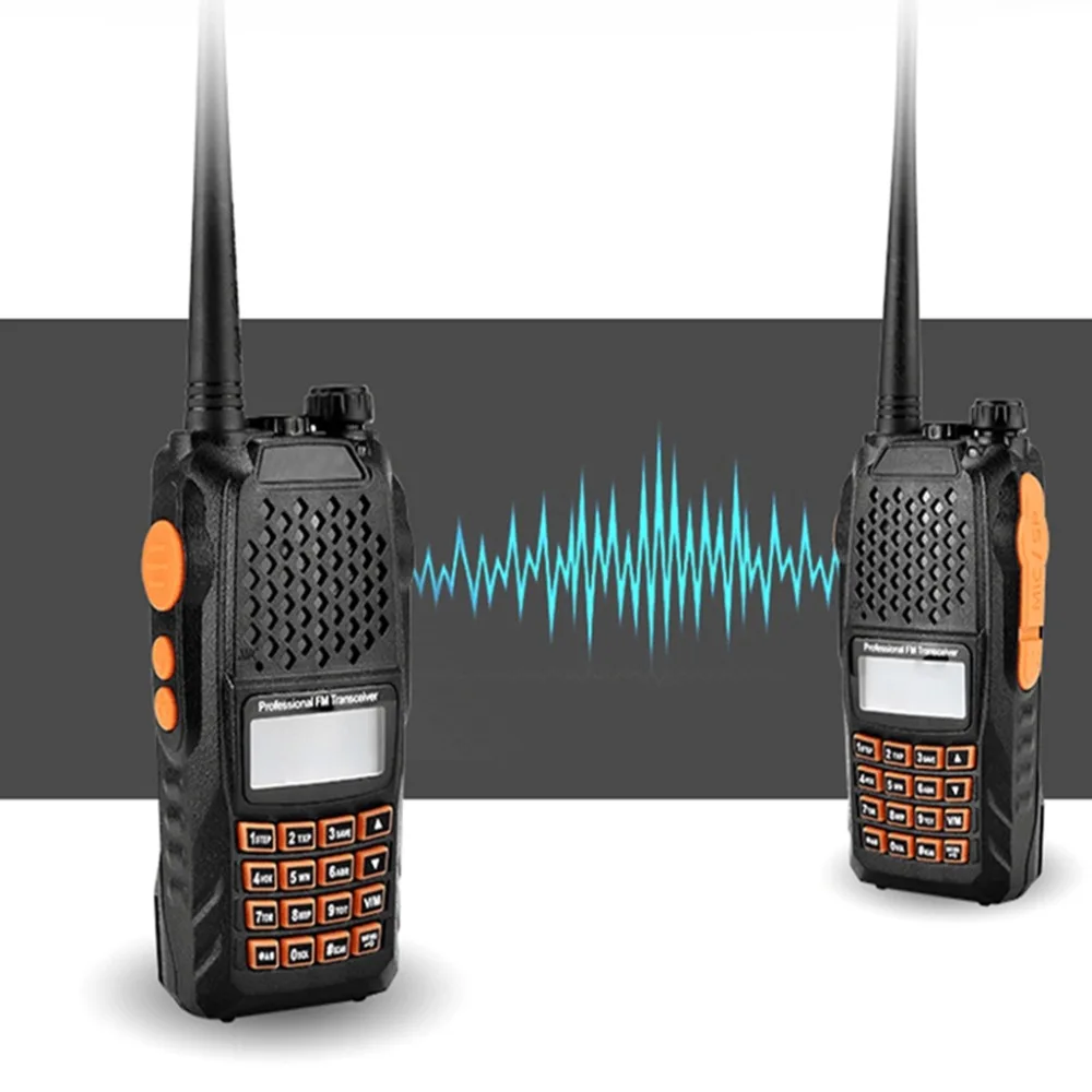 Сильный получить долгосрочный walike рации VHF и UHF Dual band Лучший Чипсет двухстороннее