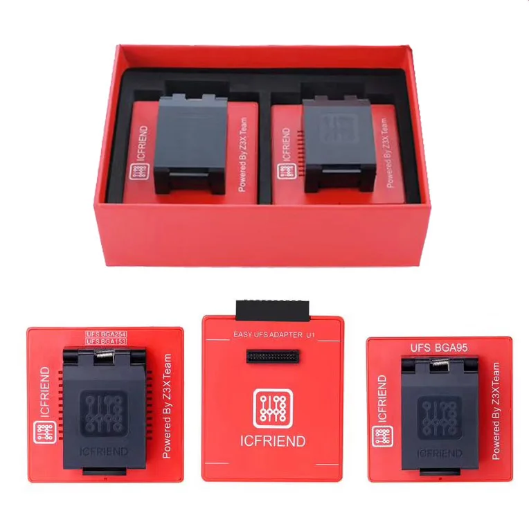 Oityn UFS разъем адаптера ICFriend ICS-UFS 3 в 1 поддержка UFS BGA254 BGA153 BGA95 для легкий JTAG плюс коробка