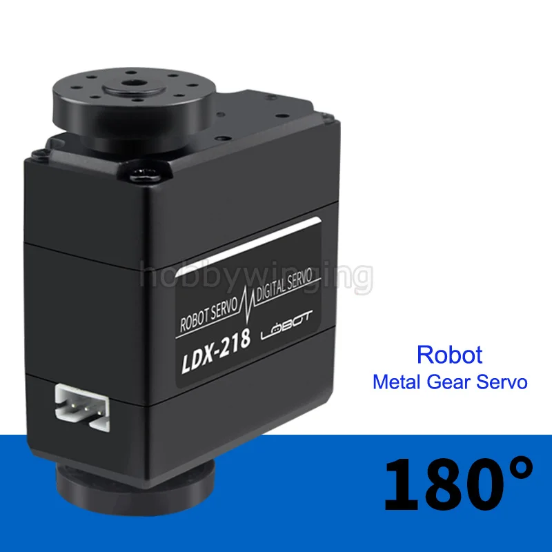 2 шт./лот 180 градусов 15 кг/17 кг двухосный цифровой сервопривод LDX-218 с высоким крутящим моментом Шестерни для Android манипулятор механический рука робота