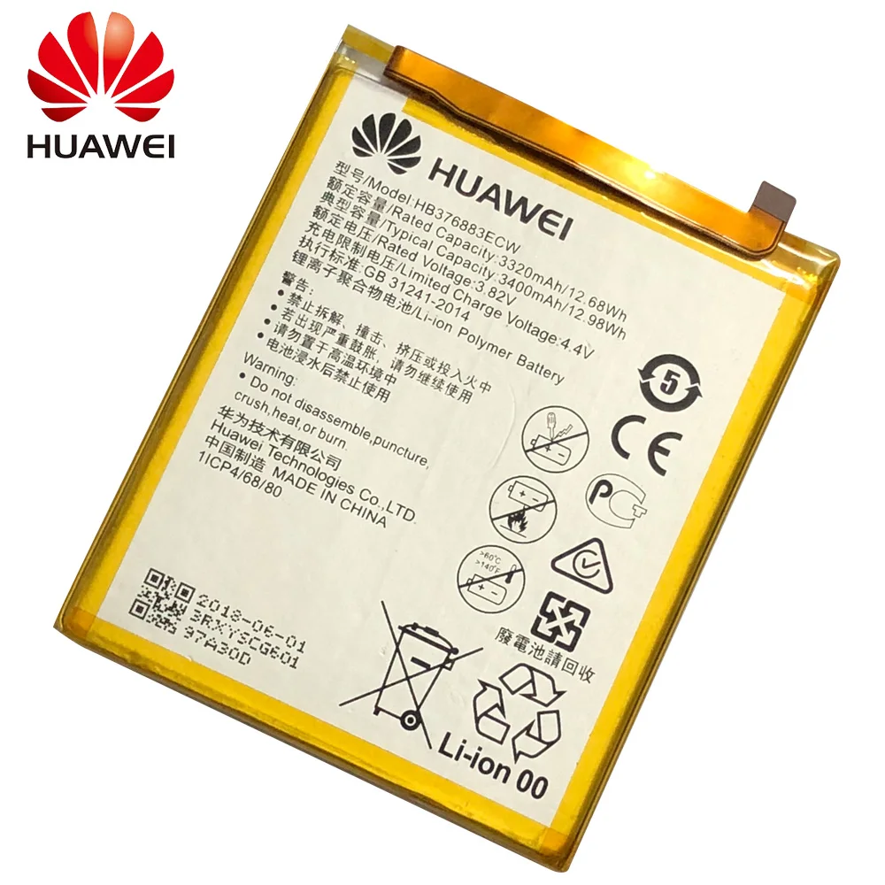 Хуа Вэй оригинальный аккумулятор для телефона HB376883ECW Huawei Ascend P9 Plus VIE AL10 3400 мАч