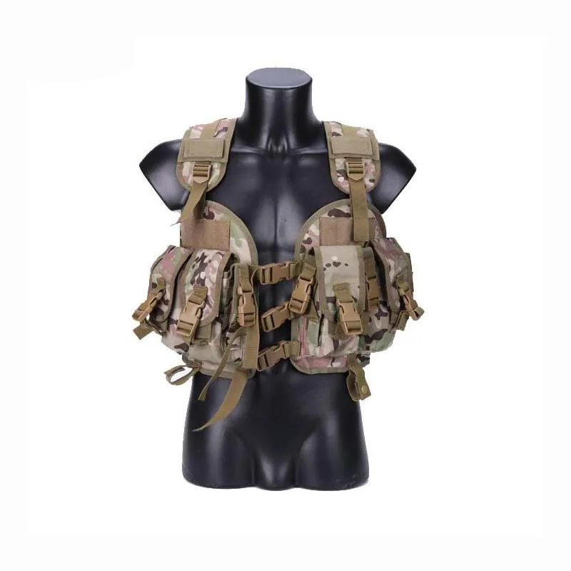 CP Airsoft тактический жилет камуфляж армейский военный боевой охотничий жилет мужской открытый спортивный тренировочный военный игровой Пейнтбольный защитный жилет - Цвет: CP