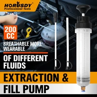 horusdy 200cc oil fluid extractor pump oil changer vacuum pump automotive fluid extraction car fuel pump tank hand remover tools