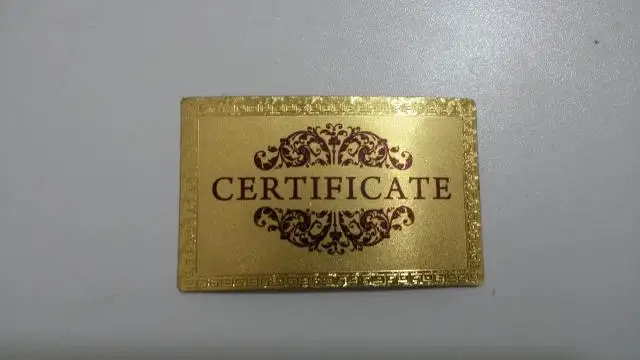 1 шт. 24 К золото Фольга банкноты Бумага деньги коллекции Золотой сертификат