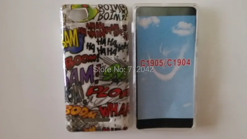 OEEKOI Haha мягкий гелевый Чехол из ТПУ с принтом граффити для Sony Xperia M C1904 C1905