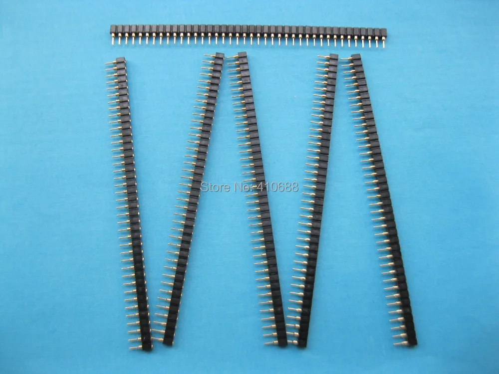 15 шт. позолоченные одинарные полосы 2 54 мм 1x40 40 контактов|header pin|stripping paintheader flanges |