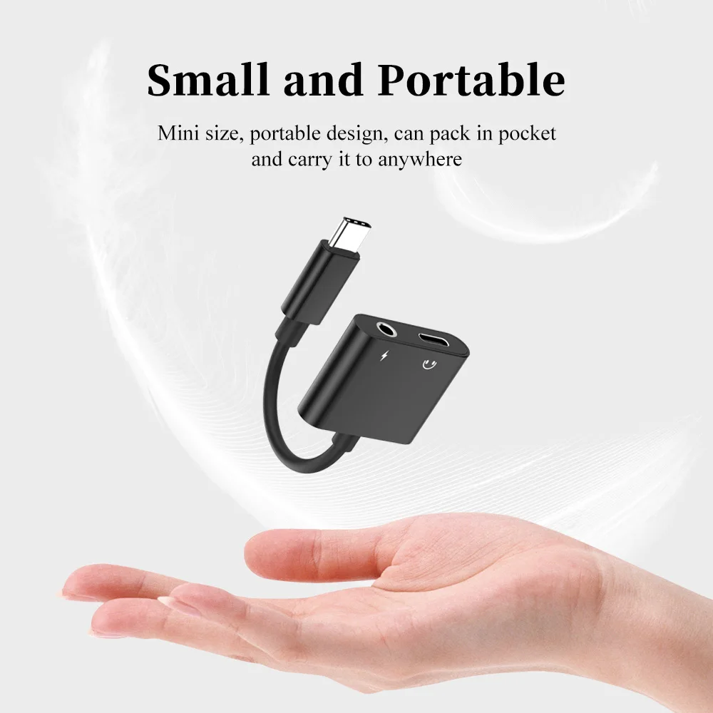 ACCGUYS Тип C аудио кабель адаптер двойной тип-c jack разветвитель AUX USB C наушники PD зарядное устройство для iPad Pro Google Pixel 2 Essential