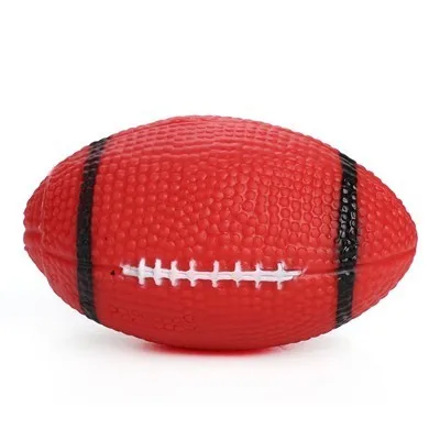 Rubgby Игрушки для собак, пищащий звук, резиновый мяч для собак Rubgby, футбол, баскетбол, интерактивные игрушки для собак, маленькие, средние, большие товары для домашних животных - Цвет: Rubgby
