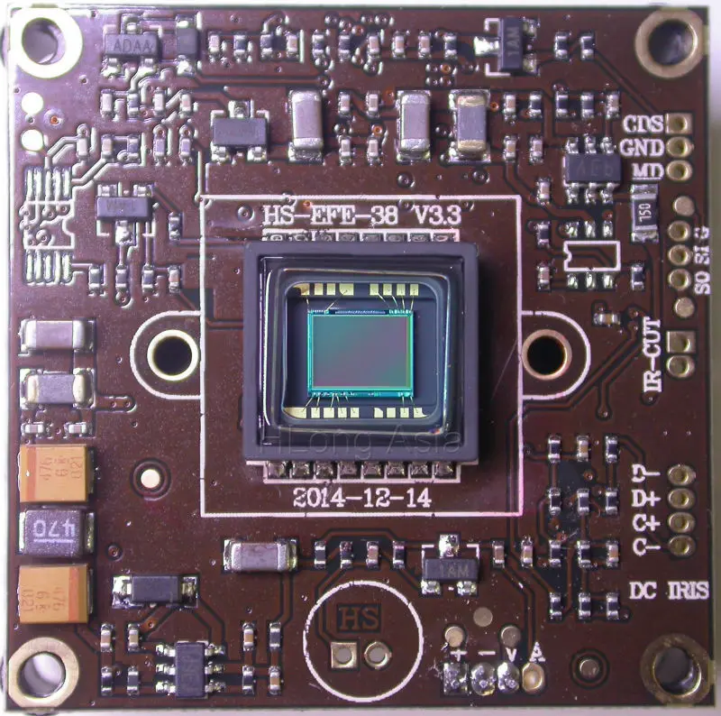 3 7 мм LEN 1/3 &quotSony ExView HAD CCD ICX672/673 + CXD4140 CCTV модуль камеры chipboard с OSD кабелем |