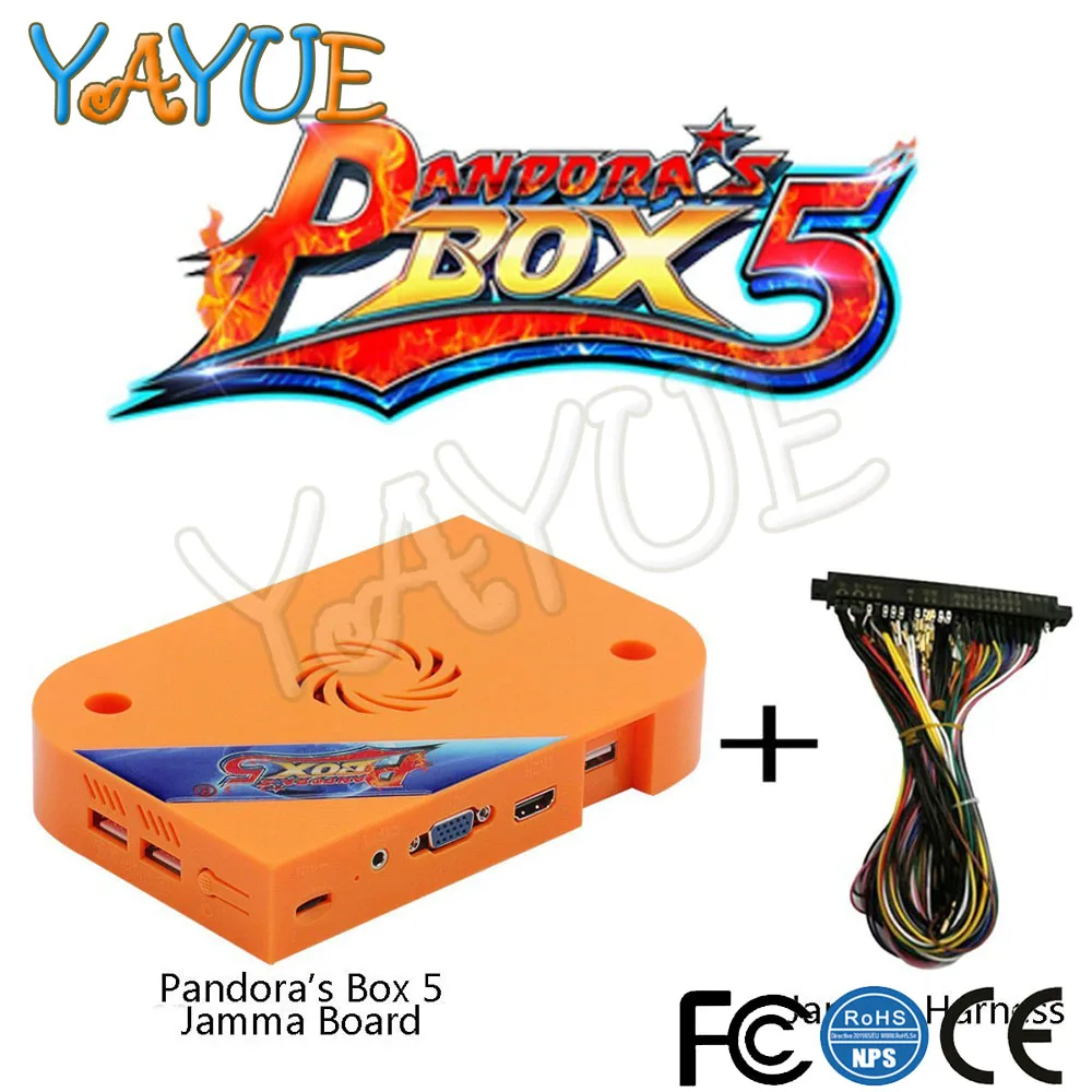 Pandora Box 5 960 в 1 Multi Arcade Jamma Game PCB с жгутом HDMI / VGA выход Full HD 720P для аркадного