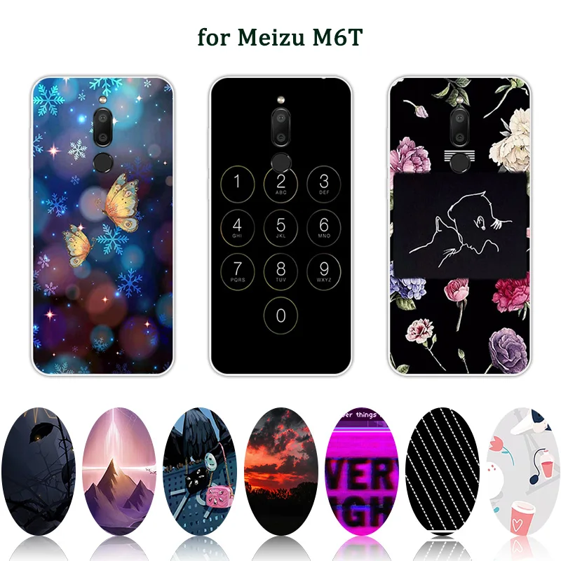 5 7 &quotМягкие TPU для Meizu M6T Buliding чехол ультратонких DIY кремния телефон Обложка meizu 6 т